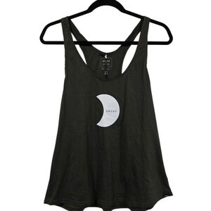 Prana Women's Black 'Shine' Crescent Organic Cotton Tank Top Size M